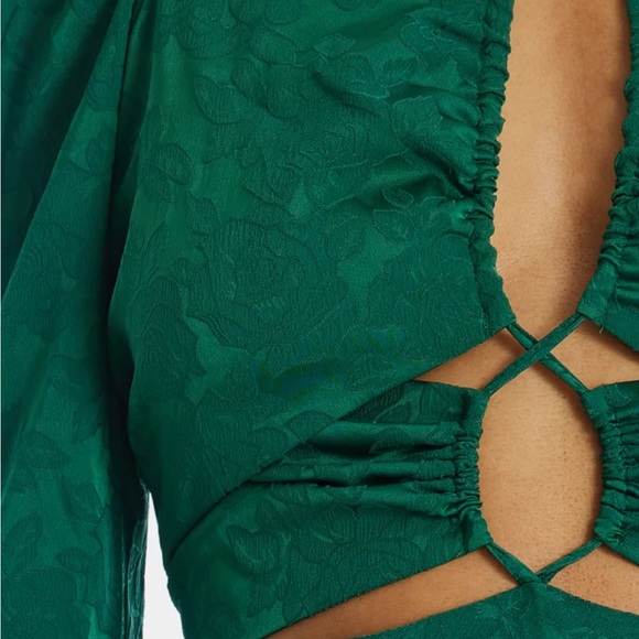 Where are you from WAYF blue Halter Cut Out Midi Dress - Picture 4 of 11